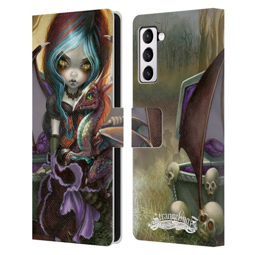 Strangeling Dragon Vampire Fairy Leather Book Wallet Case Cover For Samsung Galaxy S21+ 5G
