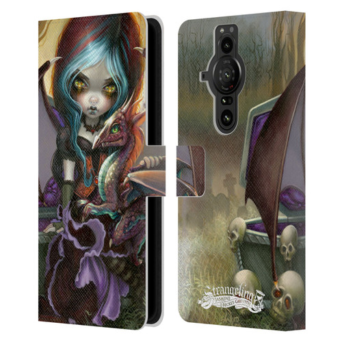 Strangeling Dragon Vampire Fairy Leather Book Wallet Case Cover For Sony Xperia Pro-I