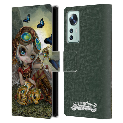 Strangeling Dragon Steampunk Fairy Leather Book Wallet Case Cover For Xiaomi 12