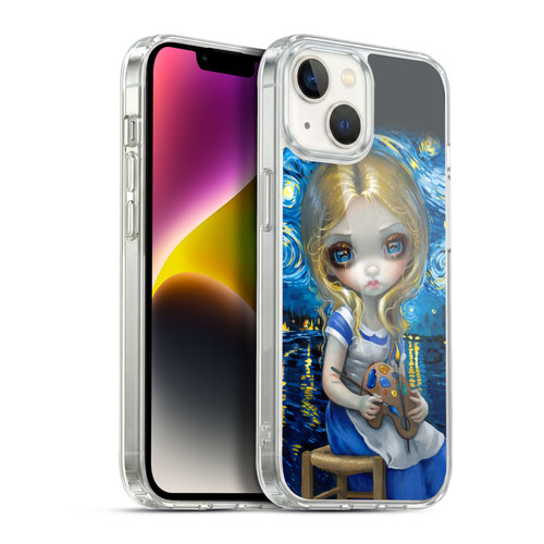 Strangeling Art Impressionist Night Soft Gel Case for Apple iPhone 14