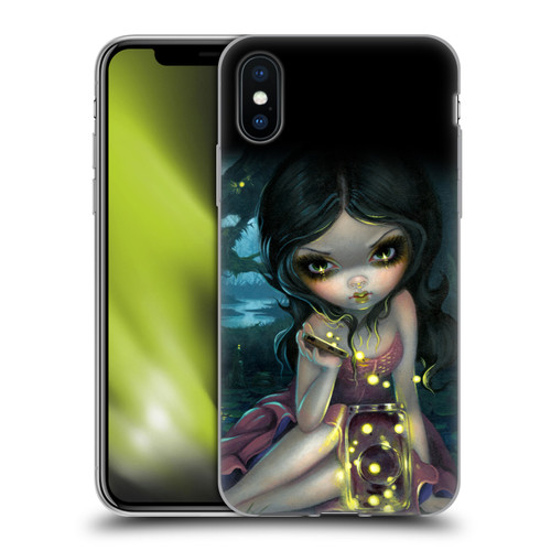Strangeling Art Fireflies in Summer Soft Gel Case for Apple iPhone X / iPhone XS