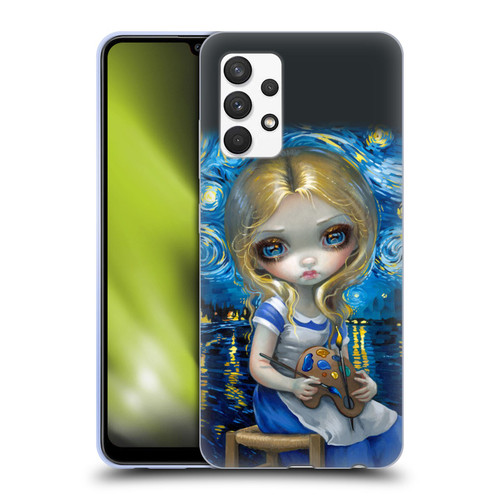 Strangeling Art Impressionist Night Soft Gel Case for Samsung Galaxy A32 (2021)