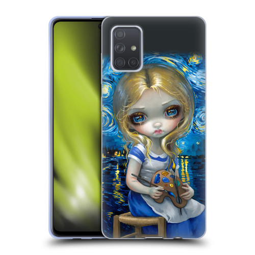 Strangeling Art Impressionist Night Soft Gel Case for Samsung Galaxy A71 (2019)
