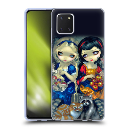 Strangeling Art Girls With Cat And Raccoon Soft Gel Case for Samsung Galaxy Note10 Lite