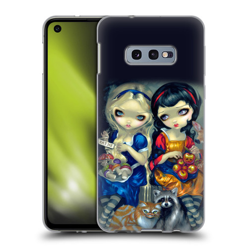 Strangeling Art Girls With Cat And Raccoon Soft Gel Case for Samsung Galaxy S10e