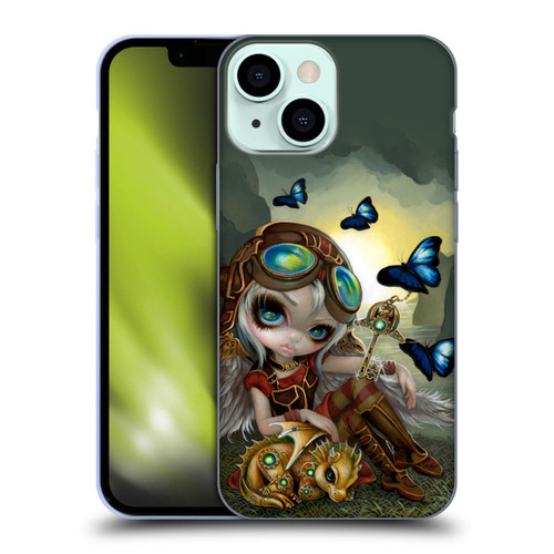 Strangeling Dragon Steampunk Fairy Soft Gel Case for Apple iPhone 13 Mini