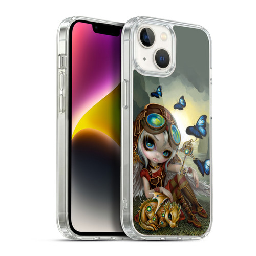 Strangeling Dragon Steampunk Fairy Soft Gel Case for Apple iPhone 14
