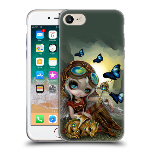 Strangeling Dragon Steampunk Fairy Soft Gel Case for Apple iPhone 7 / 8 / SE 2020 & 2022