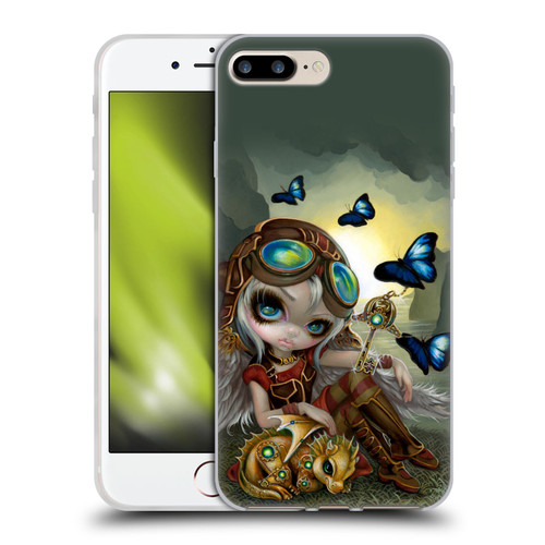 Strangeling Dragon Steampunk Fairy Soft Gel Case for Apple iPhone 7 Plus / iPhone 8 Plus