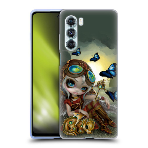 Strangeling Dragon Steampunk Fairy Soft Gel Case for Motorola Edge S30 / Moto G200 5G