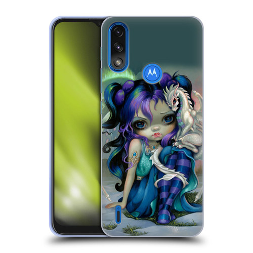 Strangeling Dragon Frost Winter Fairy Soft Gel Case for Motorola Moto E7 Power / Moto E7i Power