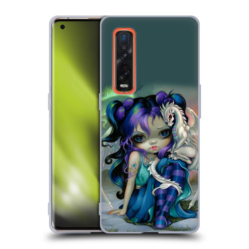 Strangeling Dragon Frost Winter Fairy Soft Gel Case for OPPO Find X2 Pro 5G