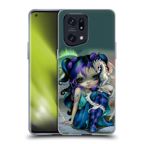 Strangeling Dragon Frost Winter Fairy Soft Gel Case for OPPO Find X5 Pro