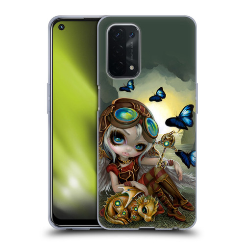 Strangeling Dragon Steampunk Fairy Soft Gel Case for OPPO A54 5G