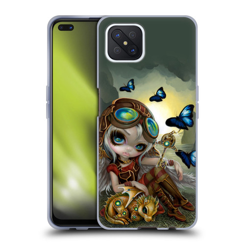 Strangeling Dragon Steampunk Fairy Soft Gel Case for OPPO Reno4 Z 5G