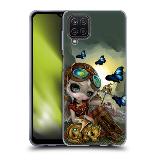 Strangeling Dragon Steampunk Fairy Soft Gel Case for Samsung Galaxy A12 (2020)
