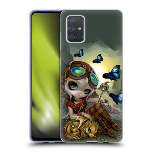 Strangeling Dragon Steampunk Fairy Soft Gel Case for Samsung Galaxy A71 (2019)