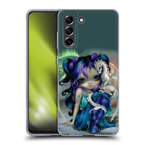 Strangeling Dragon Frost Winter Fairy Soft Gel Case for Samsung Galaxy S21 FE 5G