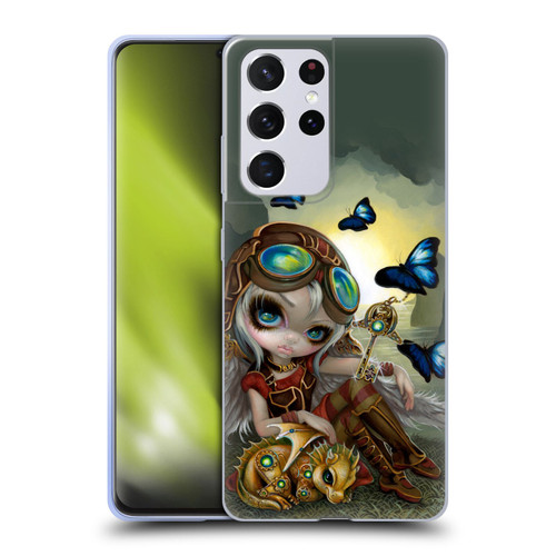 Strangeling Dragon Steampunk Fairy Soft Gel Case for Samsung Galaxy S21 Ultra 5G
