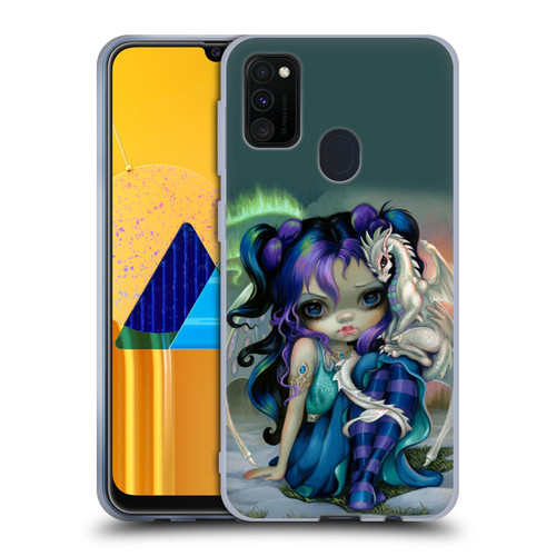 Strangeling Dragon Frost Winter Fairy Soft Gel Case for Samsung Galaxy M30s (2019)/M21 (2020)