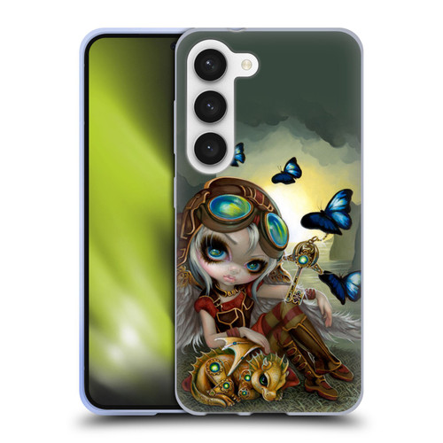 Strangeling Dragon Steampunk Fairy Soft Gel Case for Samsung Galaxy S23 5G