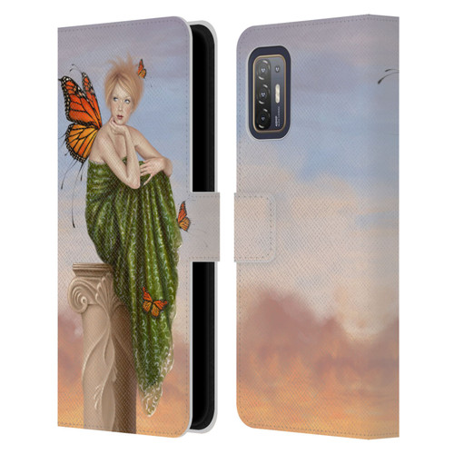 Rachel Anderson Fairies Sunrise Leather Book Wallet Case Cover For HTC Desire 21 Pro 5G