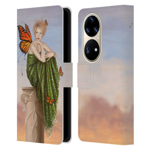 Rachel Anderson Fairies Sunrise Leather Book Wallet Case Cover For Huawei P50 Pro