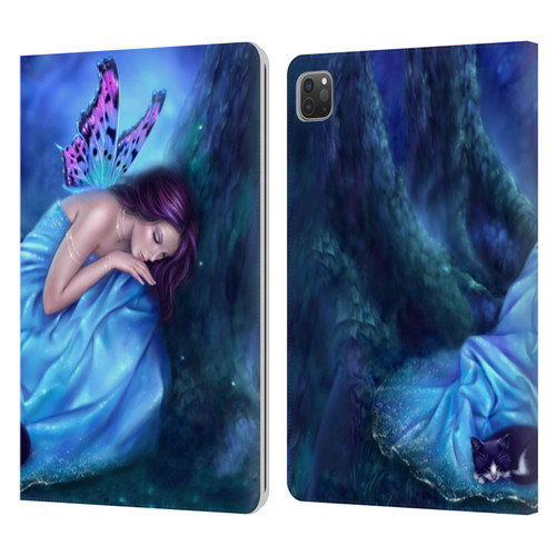 Rachel Anderson Fairies Serenity Leather Book Wallet Case Cover For Apple iPad Pro 11 2020 / 2021 / 2022
