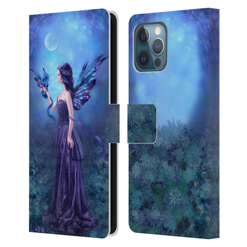 Rachel Anderson Fairies Iridescent Leather Book Wallet Case Cover For Apple iPhone 12 Pro Max