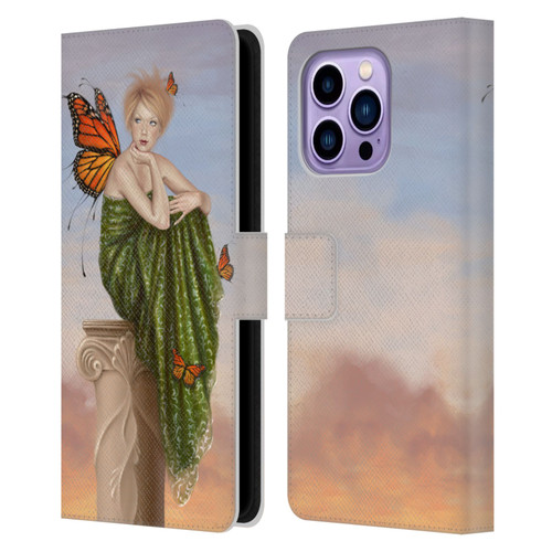 Rachel Anderson Fairies Sunrise Leather Book Wallet Case Cover For Apple iPhone 14 Pro Max