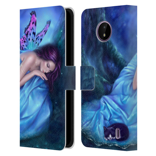 Rachel Anderson Fairies Serenity Leather Book Wallet Case Cover For Nokia C10 / C20