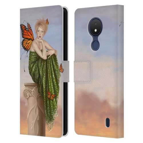 Rachel Anderson Fairies Sunrise Leather Book Wallet Case Cover For Nokia C21