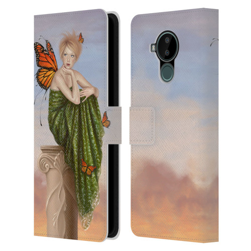 Rachel Anderson Fairies Sunrise Leather Book Wallet Case Cover For Nokia C30