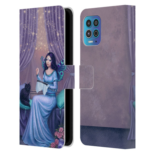 Rachel Anderson Fairies Ariadne Leather Book Wallet Case Cover For Motorola Moto G100