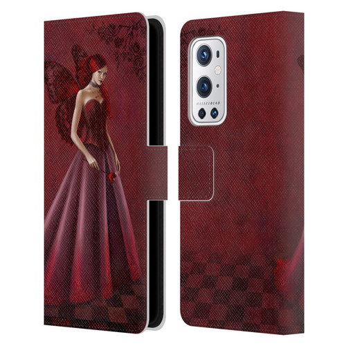 Rachel Anderson Fairies Queen Of Hearts Leather Book Wallet Case Cover For OnePlus 9 Pro