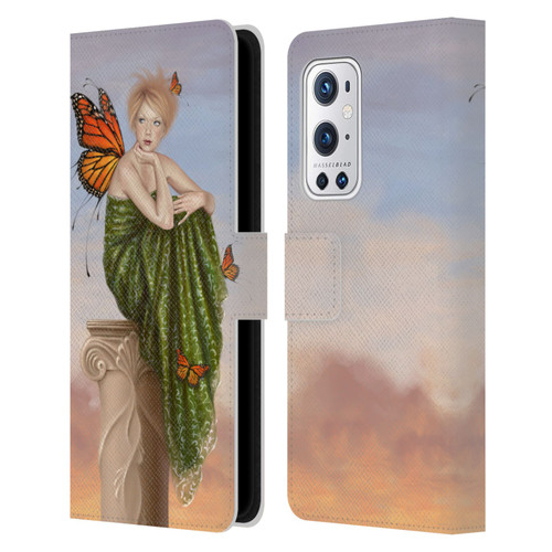 Rachel Anderson Fairies Sunrise Leather Book Wallet Case Cover For OnePlus 9 Pro