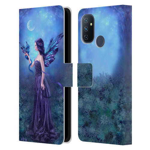 Rachel Anderson Fairies Iridescent Leather Book Wallet Case Cover For OnePlus Nord N100