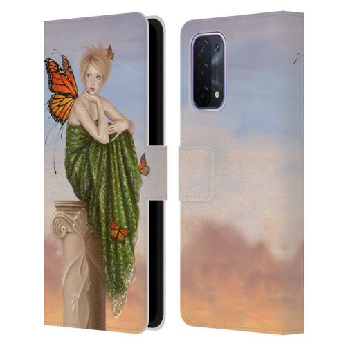 Rachel Anderson Fairies Sunrise Leather Book Wallet Case Cover For OPPO A54 5G