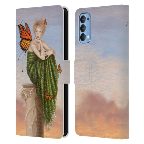 Rachel Anderson Fairies Sunrise Leather Book Wallet Case Cover For OPPO Reno 4 5G