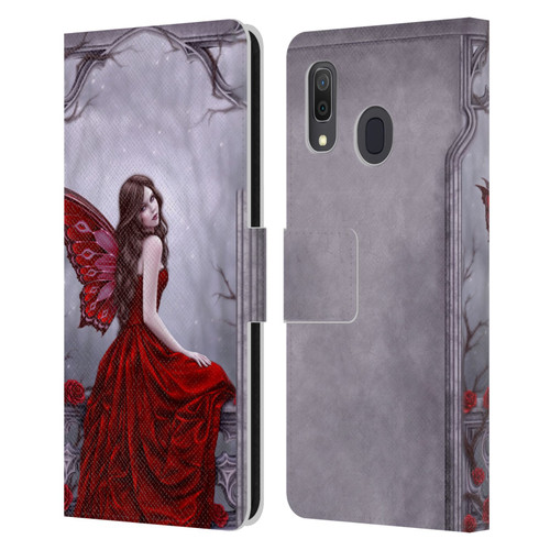 Rachel Anderson Fairies Winter Rose Leather Book Wallet Case Cover For Samsung Galaxy A33 5G (2022)