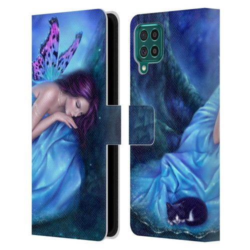 Rachel Anderson Fairies Serenity Leather Book Wallet Case Cover For Samsung Galaxy F62 (2021)