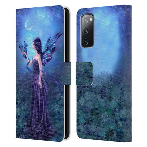 Rachel Anderson Fairies Iridescent Leather Book Wallet Case Cover For Samsung Galaxy S20 FE / 5G