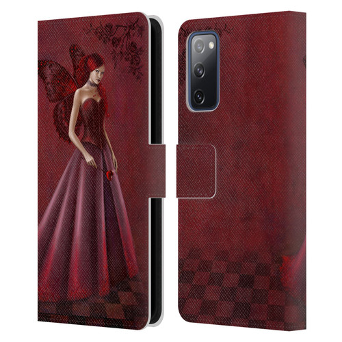 Rachel Anderson Fairies Queen Of Hearts Leather Book Wallet Case Cover For Samsung Galaxy S20 FE / 5G