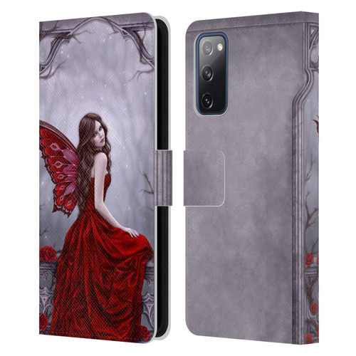 Rachel Anderson Fairies Winter Rose Leather Book Wallet Case Cover For Samsung Galaxy S20 FE / 5G