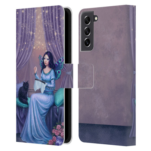 Rachel Anderson Fairies Ariadne Leather Book Wallet Case Cover For Samsung Galaxy S21 FE 5G