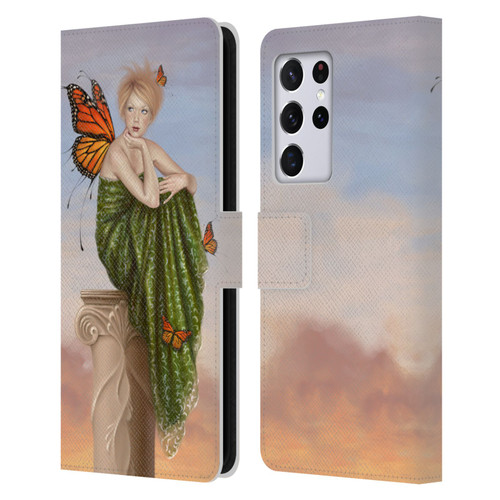 Rachel Anderson Fairies Sunrise Leather Book Wallet Case Cover For Samsung Galaxy S21 Ultra 5G