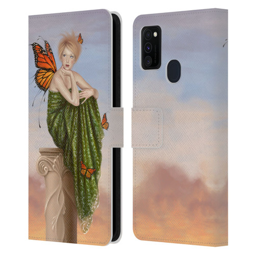 Rachel Anderson Fairies Sunrise Leather Book Wallet Case Cover For Samsung Galaxy M30s (2019)/M21 (2020)