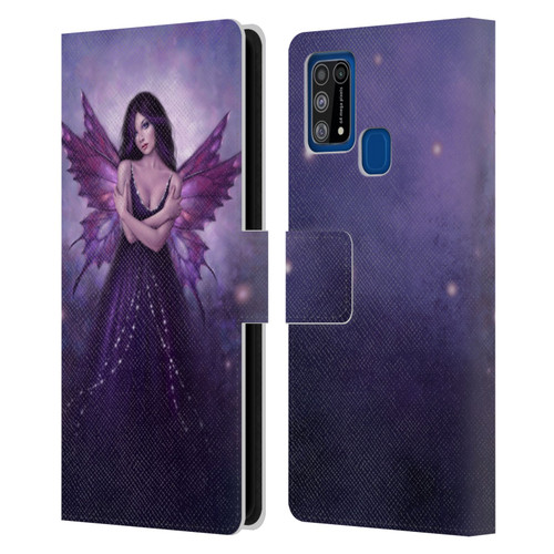 Rachel Anderson Fairies Mirabella Leather Book Wallet Case Cover For Samsung Galaxy M31 (2020)