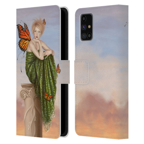 Rachel Anderson Fairies Sunrise Leather Book Wallet Case Cover For Samsung Galaxy M31s (2020)