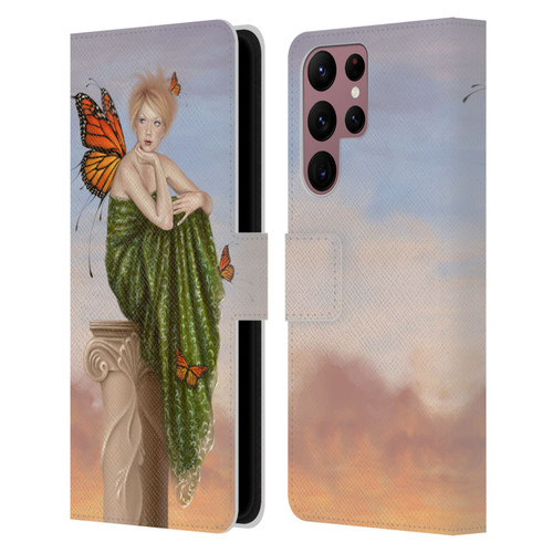 Rachel Anderson Fairies Sunrise Leather Book Wallet Case Cover For Samsung Galaxy S22 Ultra 5G